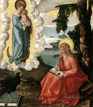 ハンス・バルドゥン Painting - パトモス島の聖ヨハネ ルネサンス画家 ハンス バルドゥン
